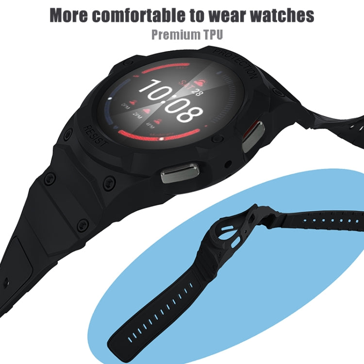 สายรัดนาฬิกา TPU แบบบูรณาการ สำหรับ Samsung Galaxy Watch 7 44mm, สำหรับ Samsung Galaxy Watch 7 40mm