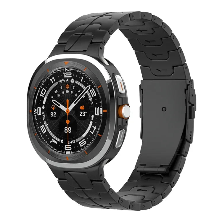 สายรัดนาฬิกาไทเทเนียมบริสุทธิ์หัวเข็มขัดนิรภัย สำหรับ Samsung Galaxy Watch Ultra / Ultra 2025, สำหรับ Samsung Galaxy Watch8 / Watch8 Classic