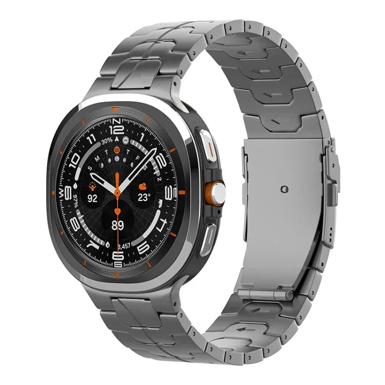 สายรัดนาฬิกาไทเทเนียมบริสุทธิ์หัวเข็มขัดนิรภัย สำหรับ Samsung Galaxy Watch Ultra / Ultra 2025, สำหรับ Samsung Galaxy Watch8 / Watch8 Classic