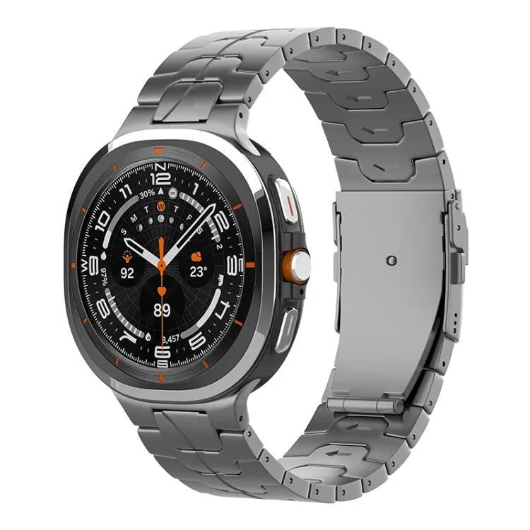 สายรัดนาฬิกาไทเทเนียมบริสุทธิ์หัวเข็มขัดนิรภัย สำหรับ Samsung Galaxy Watch Ultra / Ultra 2025, สำหรับ Samsung Galaxy Watch8 / Watch8 Classic