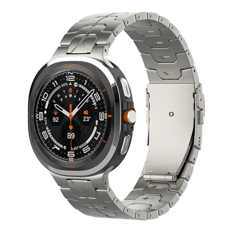 สายรัดนาฬิกาไทเทเนียมบริสุทธิ์หัวเข็มขัดนิรภัย สำหรับ Samsung Galaxy Watch Ultra / Ultra 2025, สำหรับ Samsung Galaxy Watch8 / Watch8 Classic