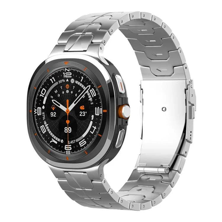 สายรัดนาฬิกาไทเทเนียมบริสุทธิ์หัวเข็มขัดนิรภัย สำหรับ Samsung Galaxy Watch Ultra / Ultra 2025, สำหรับ Samsung Galaxy Watch8 / Watch8 Classic