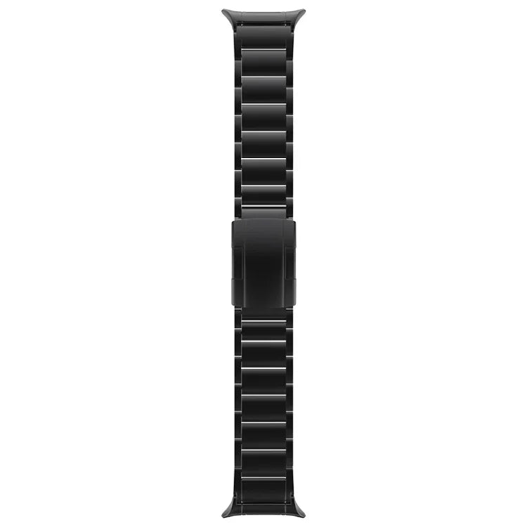 สายรัดนาฬิกาเหล็กไทเทเนียมหัวเข็มขัดสามเม็ดลายเต่า สำหรับ Samsung Galaxy Watch Ultra / Ultra 2025, สำหรับ Samsung Galaxy Watch8 / Watch8 Classic