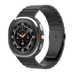 สายรัดนาฬิกาไทเทเนียมบริสุทธิ์หัวเข็มขัดแบนเม็ดเดียว สำหรับ Samsung Galaxy Watch Ultra / Ultra 2025, สำหรับ Samsung Galaxy Watch8 / Watch8 Classic