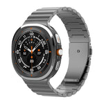 สายรัดนาฬิกาไทเทเนียมบริสุทธิ์หัวเข็มขัดแบนเม็ดเดียว สำหรับ Samsung Galaxy Watch Ultra / Ultra 2025, สำหรับ Samsung Galaxy Watch8 / Watch8 Classic