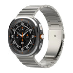 สายรัดนาฬิกาไทเทเนียมบริสุทธิ์หัวเข็มขัดแบนเม็ดเดียว สำหรับ Samsung Galaxy Watch Ultra / Ultra 2025, สำหรับ Samsung Galaxy Watch8 / Watch8 Classic