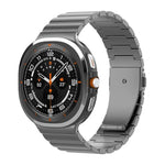 สายรัดนาฬิกาไทเทเนียมบริสุทธิ์หัวเข็มขัดแบนเม็ดเดียว สำหรับ Samsung Galaxy Watch Ultra / Ultra 2025, สำหรับ Samsung Galaxy Watch8 / Watch8 Classic
