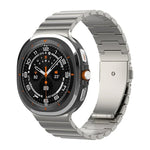 สายรัดนาฬิกาไทเทเนียมบริสุทธิ์หัวเข็มขัดแบนเม็ดเดียว สำหรับ Samsung Galaxy Watch Ultra / Ultra 2025, สำหรับ Samsung Galaxy Watch8 / Watch8 Classic