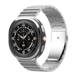 สายรัดนาฬิกาไทเทเนียมบริสุทธิ์หัวเข็มขัดแบนเม็ดเดียว สำหรับ Samsung Galaxy Watch Ultra / Ultra 2025, สำหรับ Samsung Galaxy Watch8 / Watch8 Classic