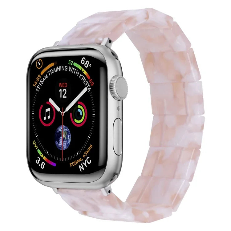 สายรัดนาฬิกายางเรซินสี่เหลี่ยมยืด สำหรับ Apple Watch ขนาด 46 มม. / 49 มม. / 45 มม. / 44 มม., สำหรับ Apple Watch ขนาด 42 มม. / 41 มม. / 40 มม. / 38 มม.