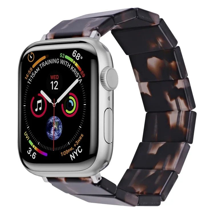 สายรัดนาฬิกายางเรซินสี่เหลี่ยมยืด สำหรับ Apple Watch ขนาด 46 มม. / 49 มม. / 45 มม. / 44 มม., สำหรับ Apple Watch ขนาด 42 มม. / 41 มม. / 40 มม. / 38 มม.