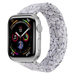 สายรัดนาฬิกายางเรซินสี่เหลี่ยมยืด สำหรับ Apple Watch ขนาด 46 มม. / 49 มม. / 45 มม. / 44 มม., สำหรับ Apple Watch ขนาด 42 มม. / 41 มม. / 40 มม. / 38 มม.