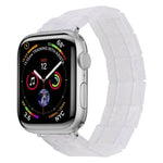 สายรัดนาฬิกายางเรซินสี่เหลี่ยมยืด สำหรับ Apple Watch ขนาด 46 มม. / 49 มม. / 45 มม. / 44 มม., สำหรับ Apple Watch ขนาด 42 มม. / 41 มม. / 40 มม. / 38 มม.