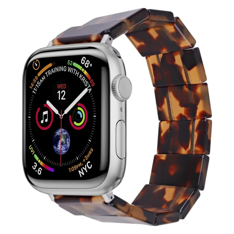 สายรัดนาฬิกายางเรซินสี่เหลี่ยมยืด สำหรับ Apple Watch ขนาด 46 มม. / 49 มม. / 45 มม. / 44 มม., สำหรับ Apple Watch ขนาด 42 มม. / 41 มม. / 40 มม. / 38 มม.