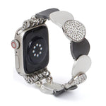 สายรัดนาฬิกาโลหะโซ่ผสม สำหรับ Apple Watch ขนาด 46 มม. / 49 มม. / 45 มม. / 44 มม., สำหรับ Apple Watch ขนาด 42 มม. / 41 มม. / 40 มม. / 38 มม.