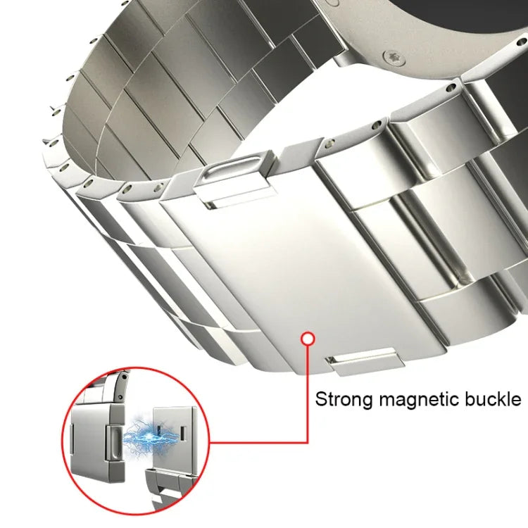 สายรัดนาฬิกาโลหะผสมไทเทเนียมแม่เหล็กสามเม็ด สำหรับ Apple Watch ขนาด 46 มม. / 49 มม. / 45 มม. / 44 มม., สำหรับ Apple Watch ขนาด 42 มม. / 41 มม. / 40 มม. / 38 มม.
