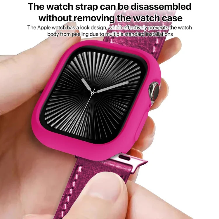 เคส TPU ครึ่งหน้าจอ Candy สำหรับ Apple Watch Series 11 / 10 ขนาด 46 มม., สำหรับ Apple Watch Series 11 / 10 ขนาด 42 มม.