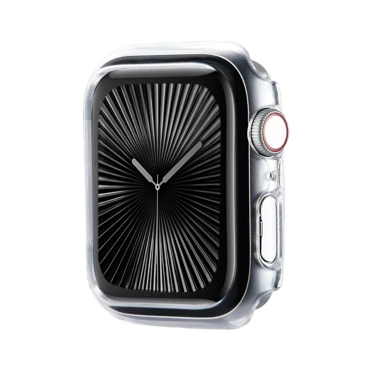 เคสกรอบ PC ครึ่งหน้าจอพ่นเคลือบ สำหรับ Apple Watch Series 10 / 11 ขนาด 46 มม., สำหรับ Apple Watch Series 10 / 11 ขนาด 42 มม.