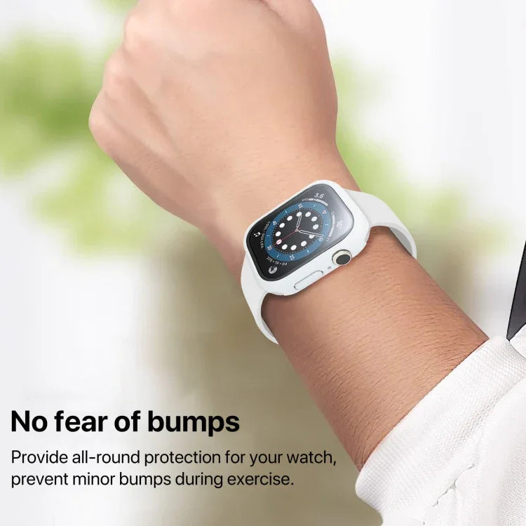 เคสรวมฟิล์มกระจกนิรภัย PC สำหรับ Apple Watch Series 10 / 11 ขนาด 46 มม., สำหรับ Apple Watch Series 10 / 11 ขนาด 42 มม.