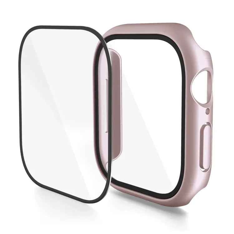 เคสรวมฟิล์มกระจกนิรภัย PC สำหรับ Apple Watch Series 10 / 11 ขนาด 46 มม., สำหรับ Apple Watch Series 10 / 11 ขนาด 42 มม.