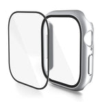 เคสรวมฟิล์มกระจกนิรภัย PC สำหรับ Apple Watch Series 10 / 11 ขนาด 46 มม., สำหรับ Apple Watch Series 10 / 11 ขนาด 42 มม.