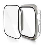 เคสรวมฟิล์มกระจกนิรภัย PC สำหรับ Apple Watch Series 10 / 11 ขนาด 46 มม., สำหรับ Apple Watch Series 10 / 11 ขนาด 42 มม.
