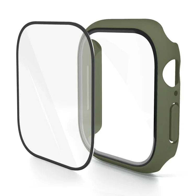 เคสรวมฟิล์มกระจกนิรภัย PC สำหรับ Apple Watch Series 10 / 11 ขนาด 46 มม., สำหรับ Apple Watch Series 10 / 11 ขนาด 42 มม.