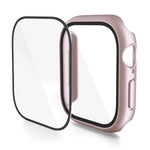 เคสรวมฟิล์มกระจกนิรภัย PC สำหรับ Apple Watch Series 10 / 11 ขนาด 46 มม., สำหรับ Apple Watch Series 10 / 11 ขนาด 42 มม.