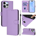 เคสโทรศัพท์หนังสีพื้นสัมผัสนุ่มพร้อมสายคล้อง สำหรับ iPhone Air, สำหรับ iPhone 16 Pro Max