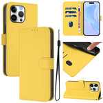 เคสโทรศัพท์หนังสีพื้นสัมผัสนุ่มพร้อมสายคล้อง สำหรับ iPhone Air, สำหรับ iPhone 16 Pro Max