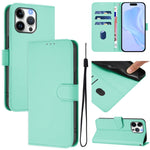 เคสโทรศัพท์หนังสีพื้นสัมผัสนุ่มพร้อมสายคล้อง สำหรับ iPhone Air, สำหรับ iPhone 16 Pro Max