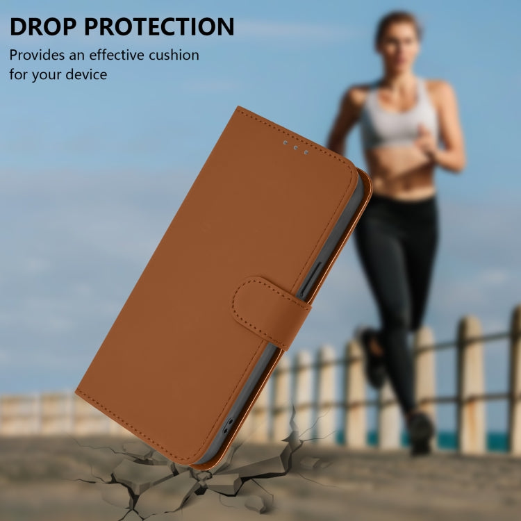 เคสโทรศัพท์หนังสีพื้นสัมผัสนุ่มพร้อมสายคล้อง สำหรับ iPhone 16 Pro, สำหรับ iPhone 16 Plus