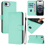 เคสโทรศัพท์หนังสีพื้นสัมผัสนุ่มพร้อมสายคล้อง สำหรับ iPhone 17 Pro, สำหรับ iPhone 17