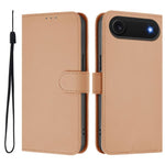 เคสโทรศัพท์หนังสีพื้นสัมผัสนุ่มพร้อมสายคล้อง สำหรับ iPhone Air, สำหรับ iPhone 16 Pro Max
