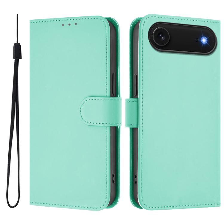 เคสโทรศัพท์หนังสีพื้นสัมผัสนุ่มพร้อมสายคล้อง สำหรับ iPhone Air, สำหรับ iPhone 16 Pro Max