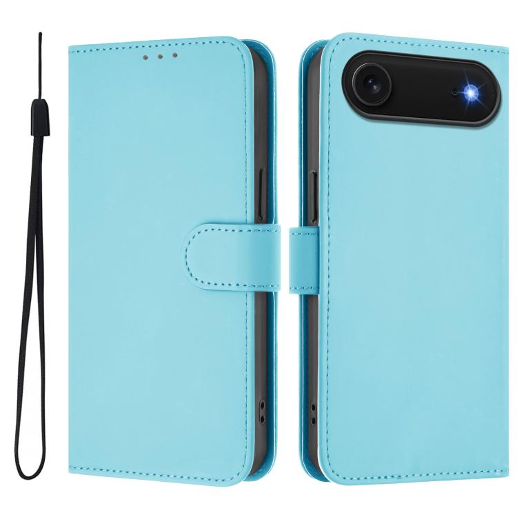 เคสโทรศัพท์หนังสีพื้นสัมผัสนุ่มพร้อมสายคล้อง สำหรับ iPhone Air, สำหรับ iPhone 16 Pro Max
