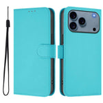 เคสโทรศัพท์หนังสีพื้นสัมผัสนุ่มพร้อมสายคล้อง สำหรับ iPhone 17e / 16e, สำหรับ iPhone 17 Pro Max