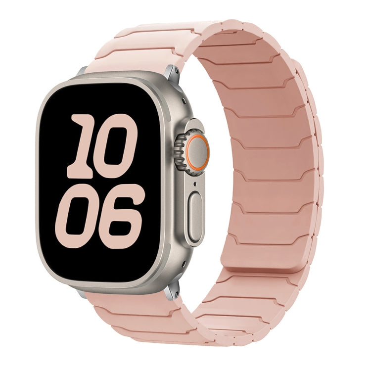 สายรัดนาฬิกาซิลิโคนแม่เหล็ก สำหรับ Apple Watch 46mm / 49mm / 45mm / 44mm, สำหรับ Apple Watch 42mm / 41mm / 40mm / 38mm