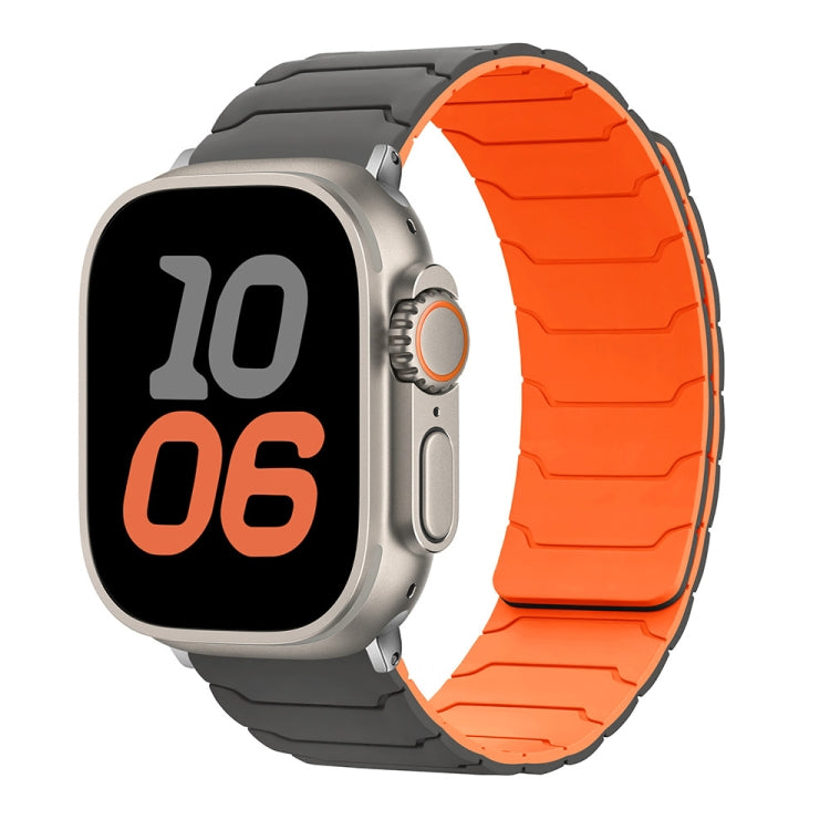 สายรัดนาฬิกาซิลิโคนแม่เหล็ก สำหรับ Apple Watch 46mm / 49mm / 45mm / 44mm, สำหรับ Apple Watch 42mm / 41mm / 40mm / 38mm