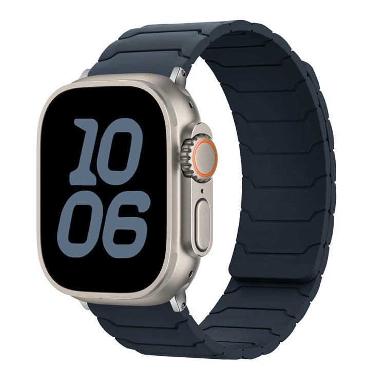 สายรัดนาฬิกาซิลิโคนแม่เหล็ก สำหรับ Apple Watch 46mm / 49mm / 45mm / 44mm, สำหรับ Apple Watch 42mm / 41mm / 40mm / 38mm