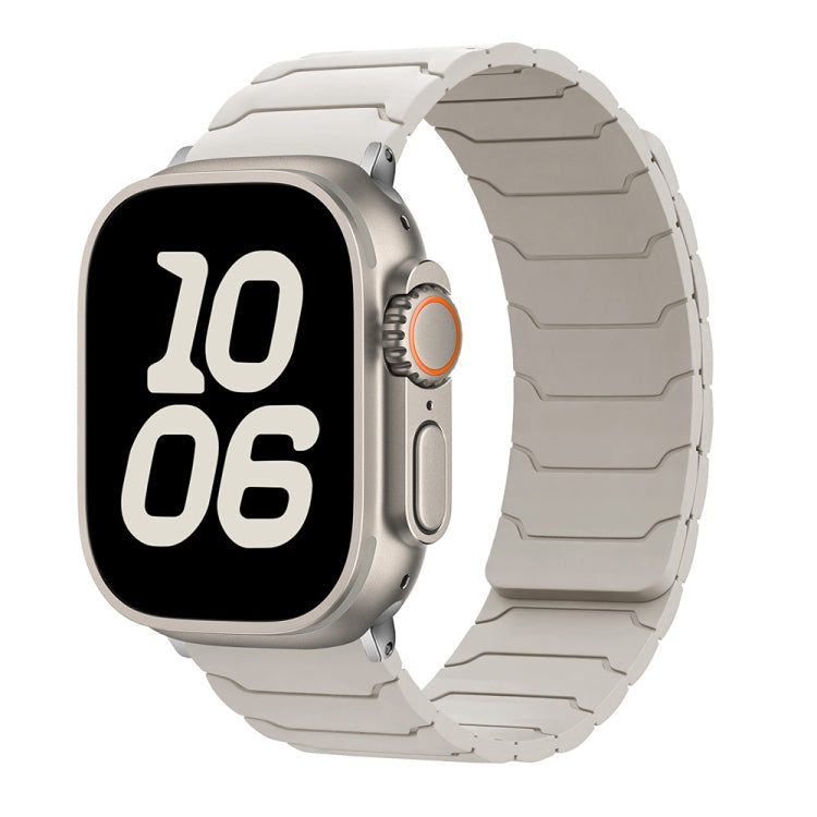 สายรัดนาฬิกาซิลิโคนแม่เหล็ก สำหรับ Apple Watch 46mm / 49mm / 45mm / 44mm, สำหรับ Apple Watch 42mm / 41mm / 40mm / 38mm