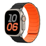 สายรัดนาฬิกาซิลิโคนแม่เหล็ก สำหรับ Apple Watch 46mm / 49mm / 45mm / 44mm, สำหรับ Apple Watch 42mm / 41mm / 40mm / 38mm