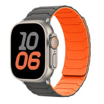 สายรัดนาฬิกาซิลิโคนแม่เหล็ก สำหรับ Apple Watch 46mm / 49mm / 45mm / 44mm, สำหรับ Apple Watch 42mm / 41mm / 40mm / 38mm