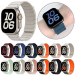 สายรัดนาฬิกาซิลิโคนแม่เหล็ก สำหรับ Apple Watch 46mm / 49mm / 45mm / 44mm, สำหรับ Apple Watch 42mm / 41mm / 40mm / 38mm