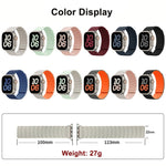 สายรัดนาฬิกาซิลิโคนแม่เหล็ก สำหรับ Apple Watch 46mm / 49mm / 45mm / 44mm, สำหรับ Apple Watch 42mm / 41mm / 40mm / 38mm