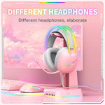 หูฟังเกม ONIKUMA X33 พร้อมไฟ RGB บนหัว สายยาว 2 ม., X33