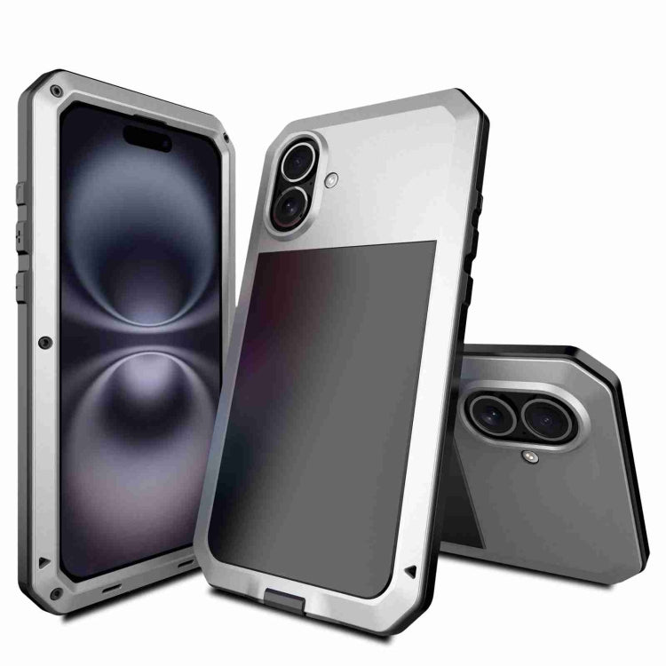 เคสโทรศัพท์โลหะกันกระแทกสามชั้น RedPepper สำหรับ iPhone 17 Pro Max, สำหรับ iPhone 17 Pro, สำหรับ iPhone 17, สำหรับ iPhone Air, สำหรับ iPhone 16 Pro Max, สำหรับ iPhone 16 Pro, สำหรับ iPhone 16 Plus, สำหรับ iPhone 16