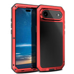 เคสโทรศัพท์โลหะกันกระแทกสามชั้น RedPepper สำหรับ iPhone 17 Pro Max, สำหรับ iPhone 17 Pro, สำหรับ iPhone 17, สำหรับ iPhone Air, สำหรับ iPhone 16 Pro Max, สำหรับ iPhone 16 Pro, สำหรับ iPhone 16 Plus, สำหรับ iPhone 16