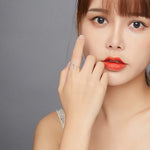 แหวนผู้หญิงลายคลื่นเรียบง่ายเงินสเตอร์ลิง S925