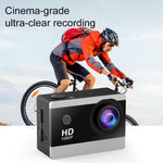 กล้องแอคชั่นหน้าจอ IPS HD ขนาด 2.0 นิ้ว มุมกว้าง
